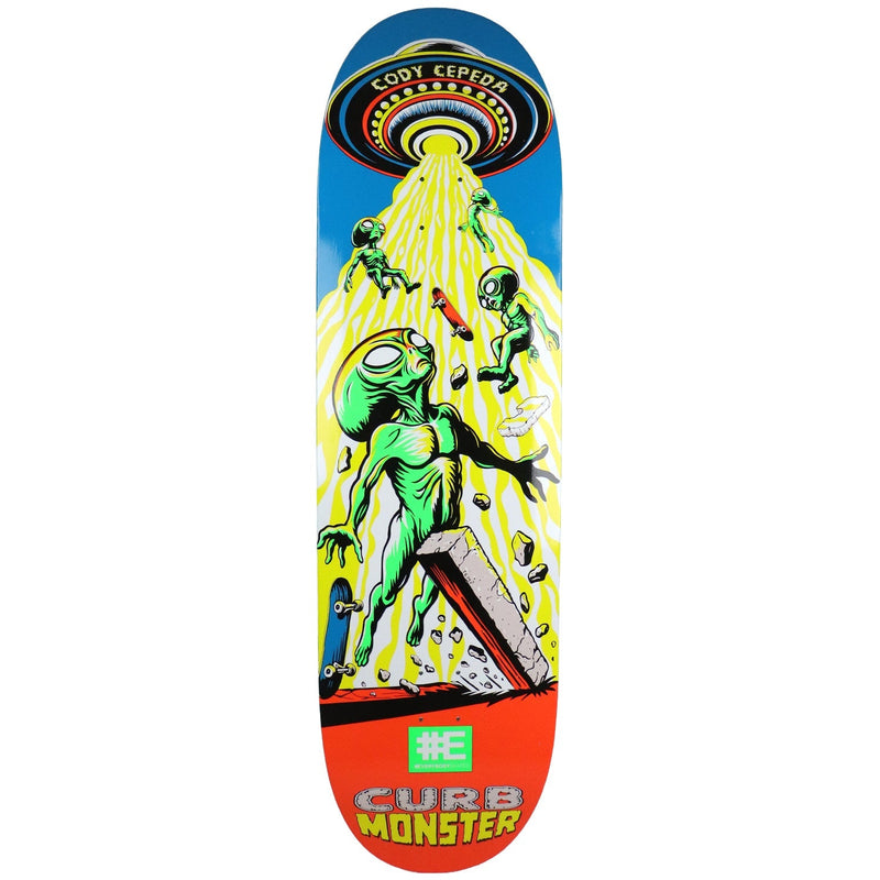 Everybody Skates Skateboard Deck Cody Cepeda Curb Monster Big Board 10.75" x 40"