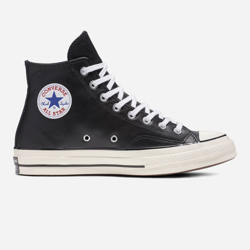 CONVERSE - CHUCK 70 LEATHER - Black - White - Egret