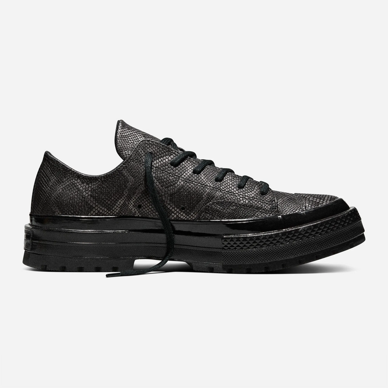 Converse Chuck 70 National OX Snakeskin - Black / Dark Matter