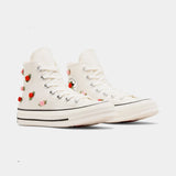 Converse - Chuck Taylor 70 Hi "Roses" -  Egret/Red/Lt Jellyfish Jitter
