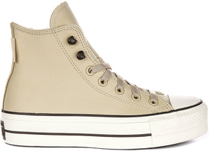 Converse All Star Lift A11158C In Cream For Women