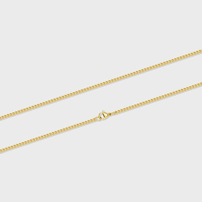 Micro Cuban Link Chain (Gold)