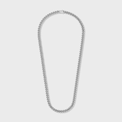 Cuban Link Chain (Silver) - 5mm