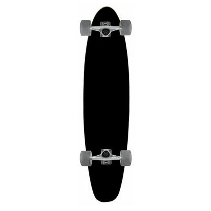 Moose Kicktail 9" x 40" Longboard Dipped Black Complete