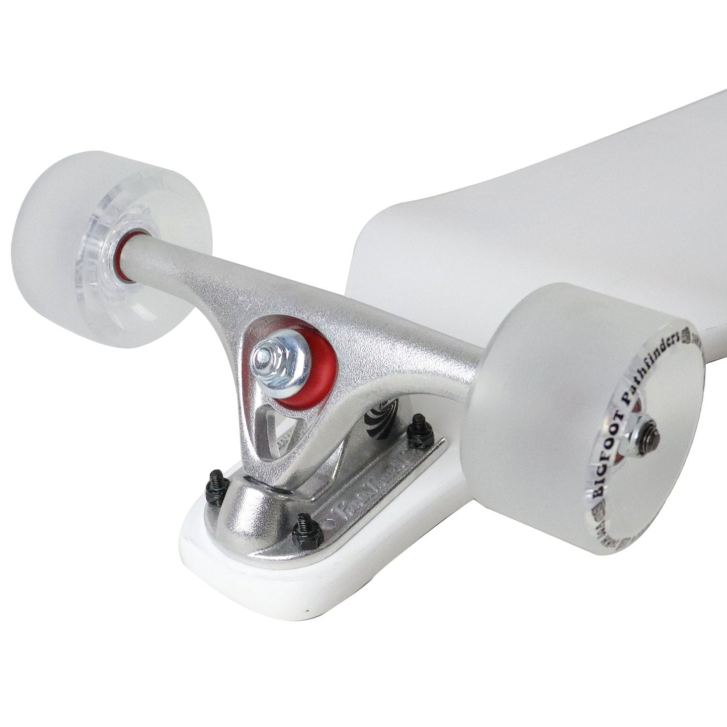 Moose Drop Down Longboard Complete (White) with Paris Trucks, Bigfoot Wheels