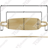 Moose Longboard Complete 9" x 36" Drop Through Stained Black
