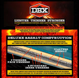 Real Skateboard Deck Basalt DBX Oval 8.38" x 32.25" Red Foil