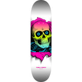 Powell Peralta Skateboard Deck Ripper Lime Fade White 8.5" x 32.08"