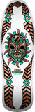 Powell Peralta Nicky Guerrero Mask Deck - 10″ White/Copper Foil **PRE-ORDER**