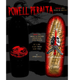 Powell Peralta Skateboard Deck Rodriguez Skull and Sword Gold Foil Old School Reissue