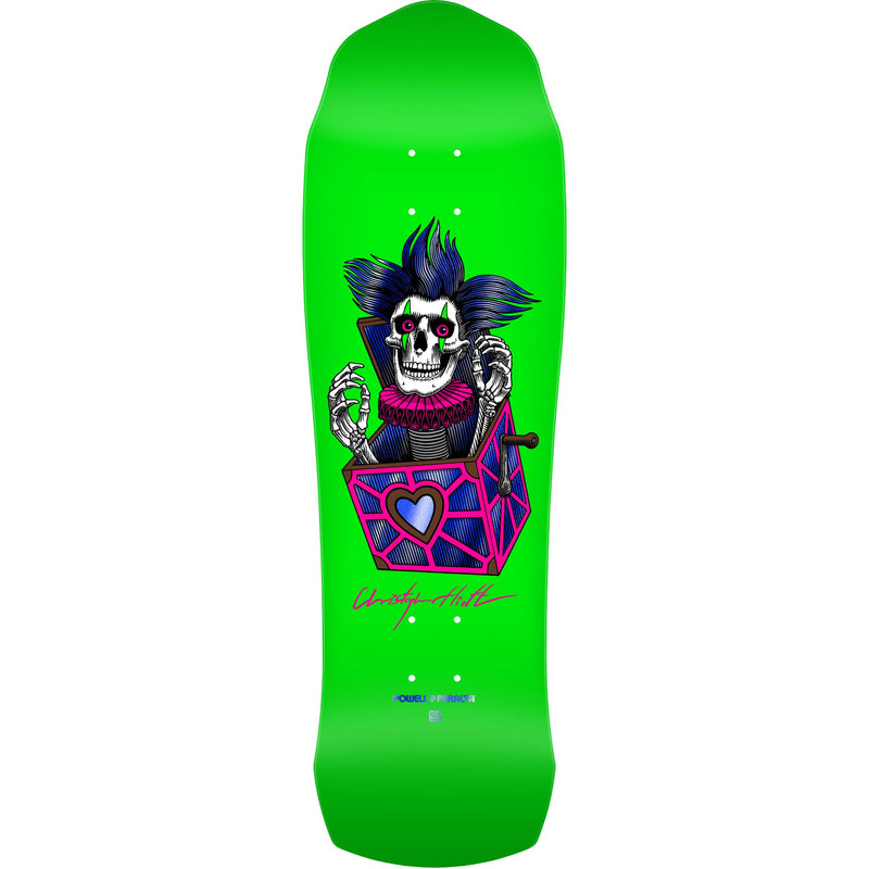 Powell Peralta Skateboard Deck Chris Hiett Skull Maple 9.5" x 31.3"