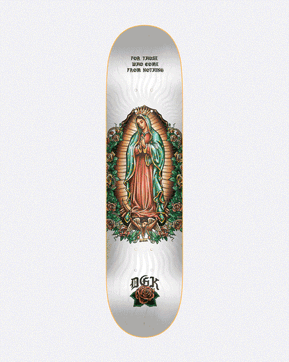 DGK Skateboards Guadalupe Ultraviolet UV Color Change Deck 8.25"