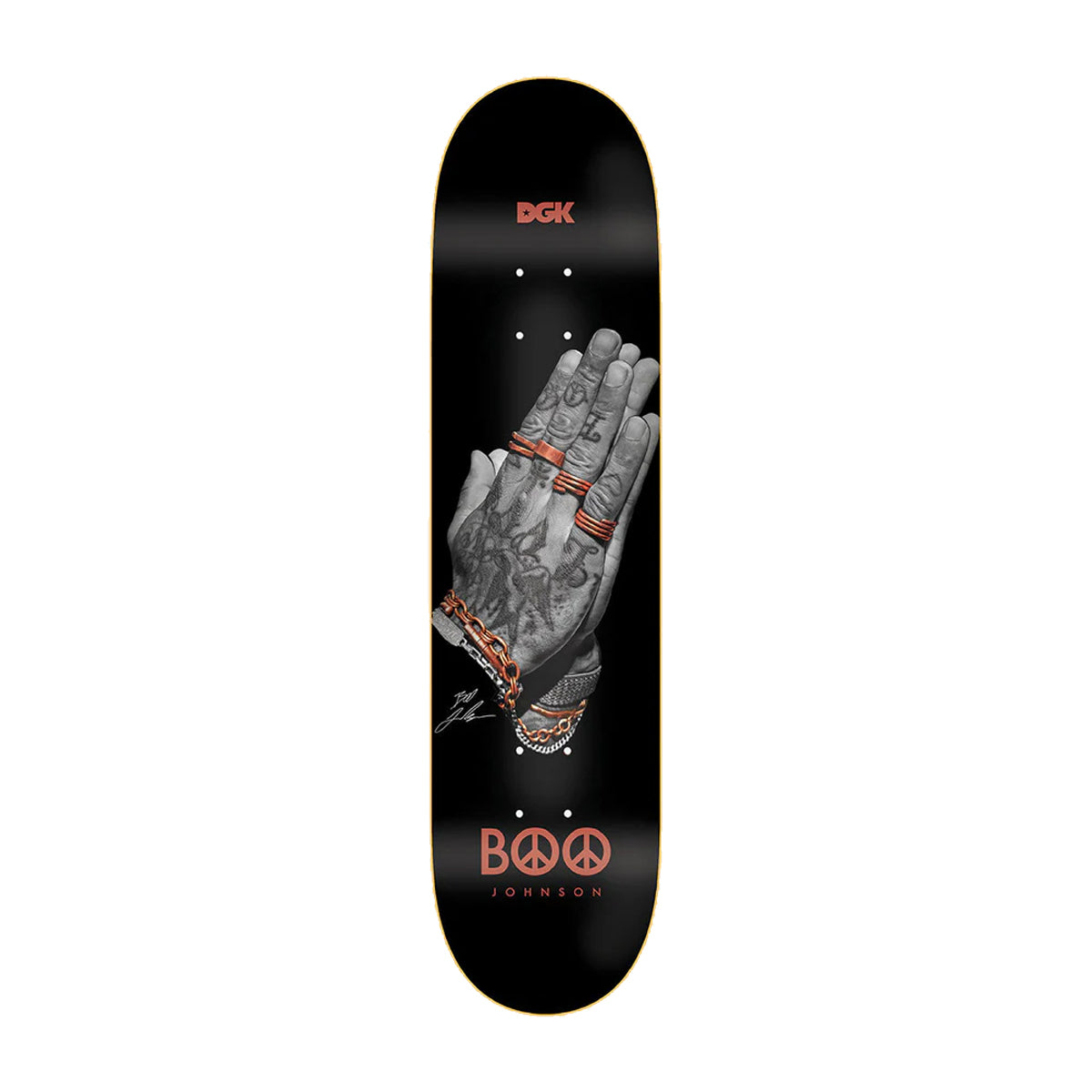 DGK Skateboard Deck Boo Johnson Desert Prayers 8.25" x 31.85"