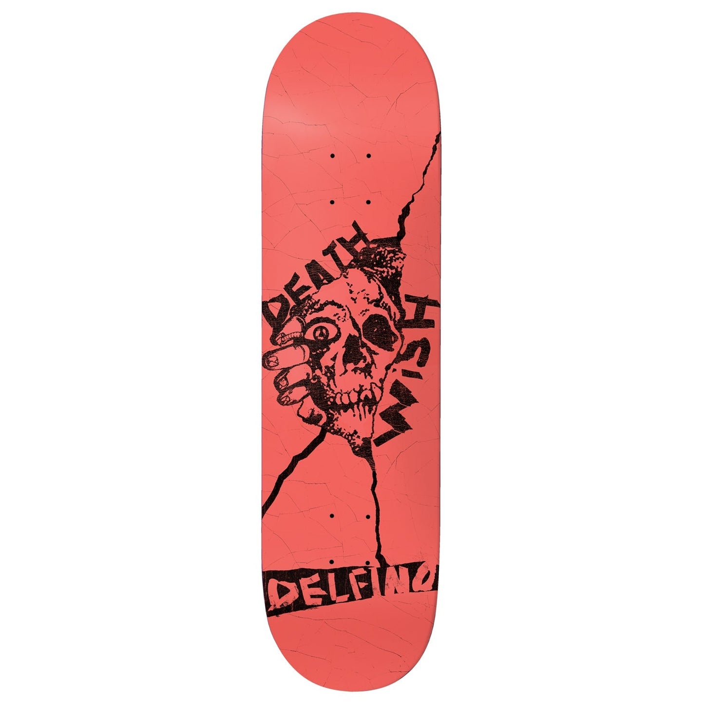 Deathwish Skateboard Deck Pedro Delfino Rot 8.5" x 31.75"