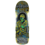 Heroin Skateboard Deck Dead Dave KO2 Mummy 10.125" x 32.25"