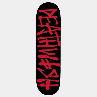 Deathwish Skateboards Deathspray Deck 8.5" Black - Red