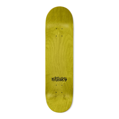 Deathwish Skateboard Deck Gang Spray Black/White 8.5" x 32"