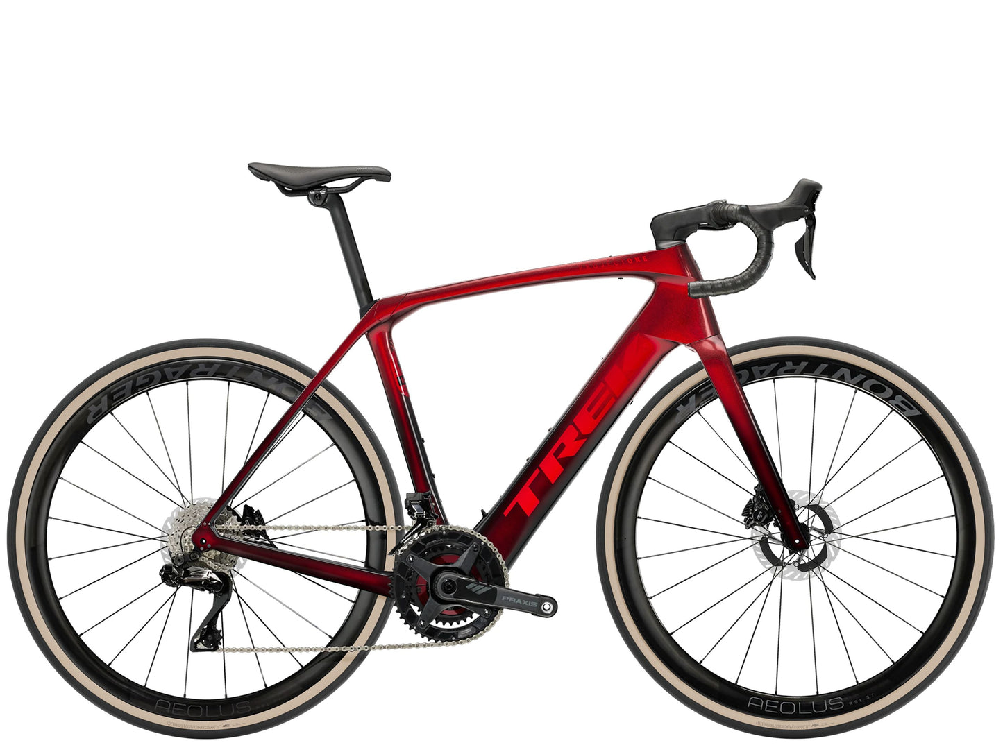 Domane+ SLR 9 US 54 Metallic Red Smoke/Red Carbon Smoke