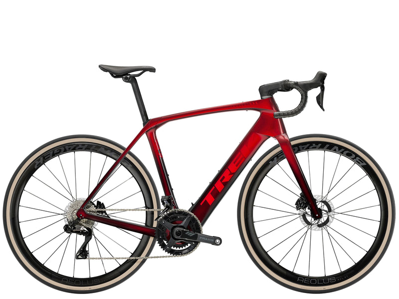 Domane+ SLR 9 US 54 Metallic Red Smoke/Red Carbon Smoke