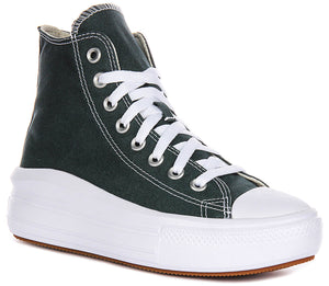 Converse All Star Move A10664C In Dusky Green For Women