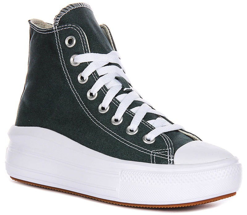 Converse All Star Move A10664C In Dusky Green For Women