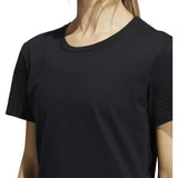 adidas Amplifier Women's Blank Tee - Black