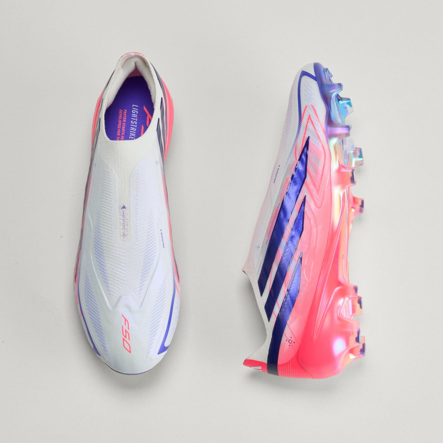 adidas F50 HYPERFAST ELITE LACELESS FIRM GROUND CLEATS