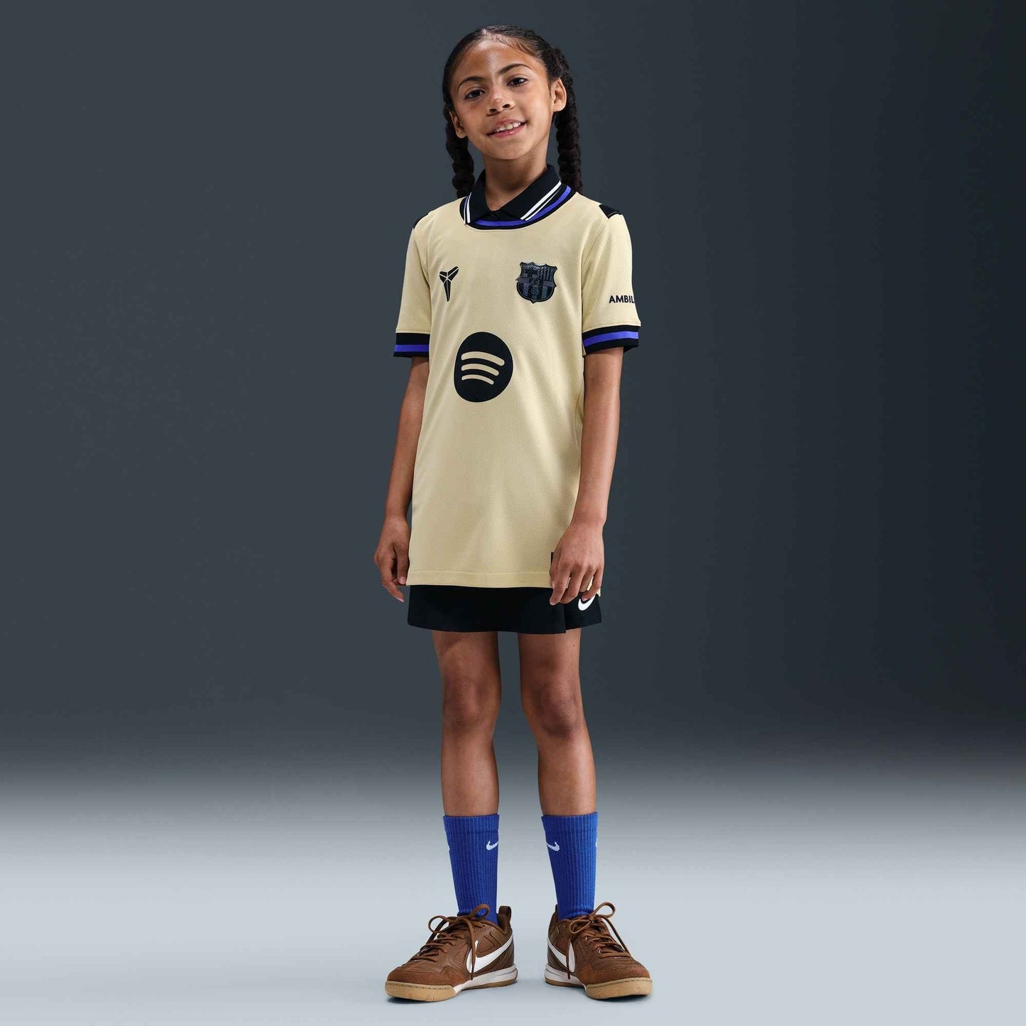 Nike FC Barcelona 2025/26 Big Kids’ Stadium Away Kobe Jersey