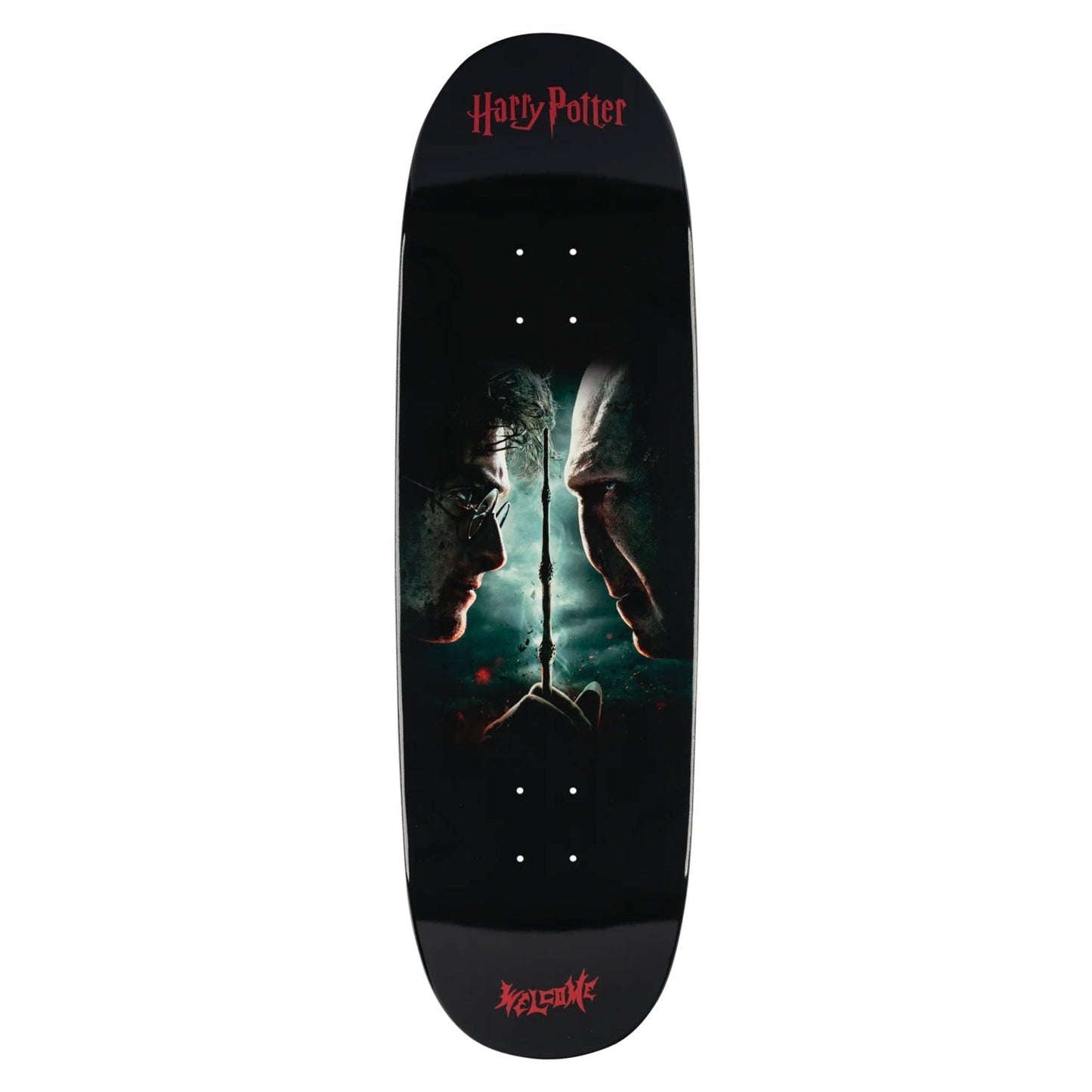 Welcome x Harry Potter Skateboard Deck Finale on Boline 2.0 Black Dip 9.5"