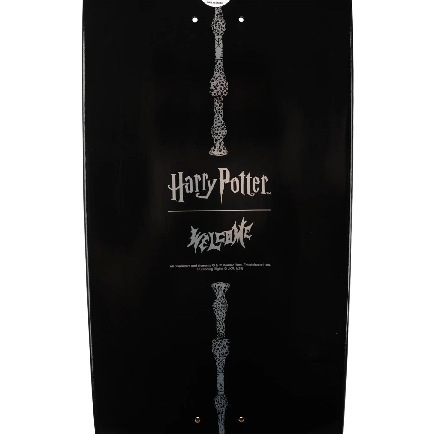 Welcome x Harry Potter Skateboard Deck Finale on Boline 2.0 Black Dip 9.5"