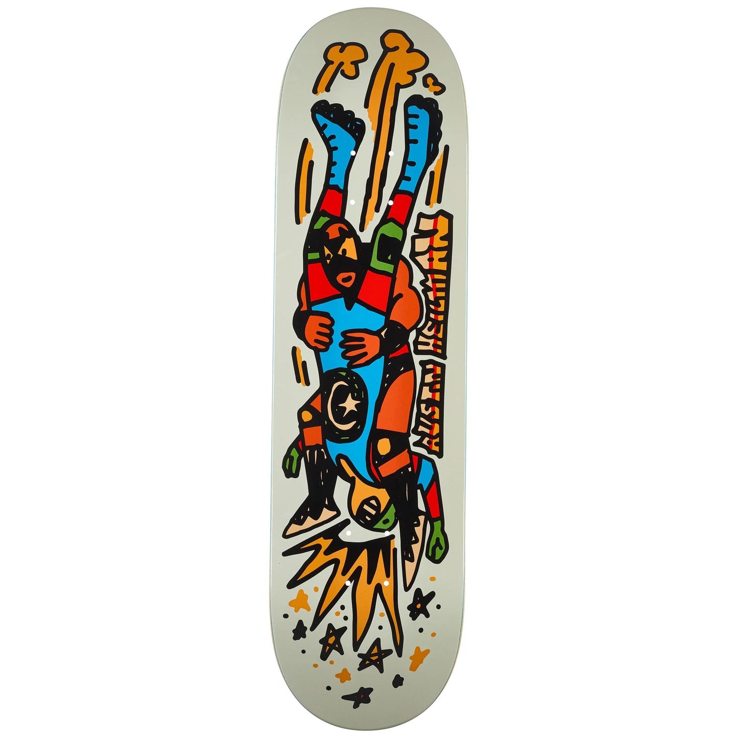 Foundation Skateboard Deck Austin Heilman Wrestlers 8.25" x 31.63"