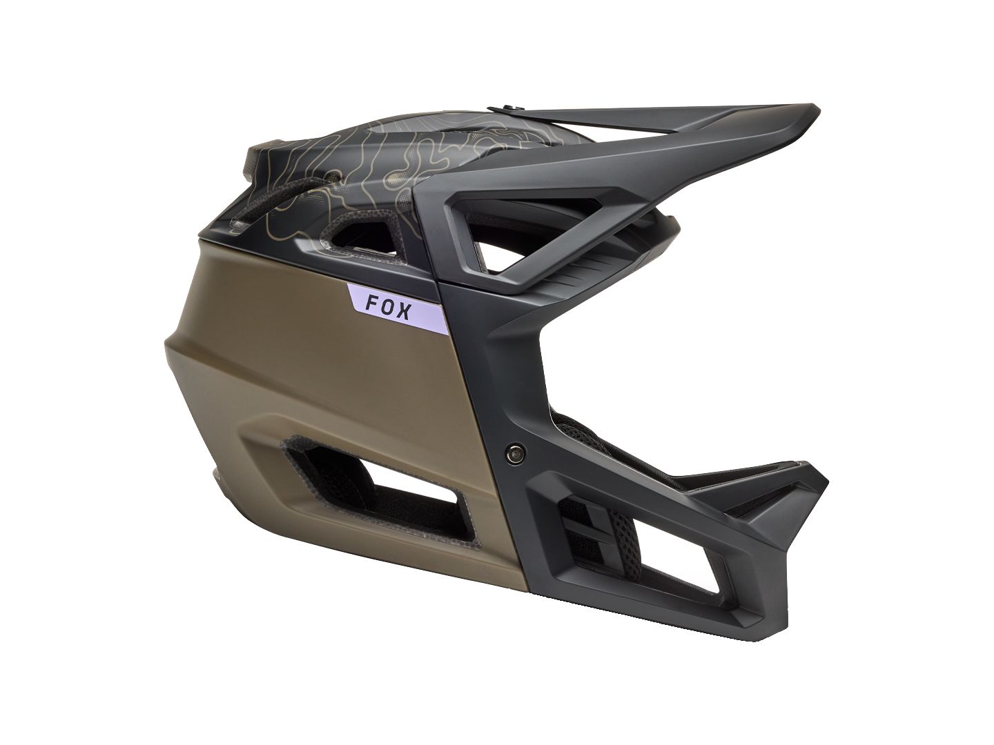 Fox Racing 25 Proframe Large Grey/Purple Helmet