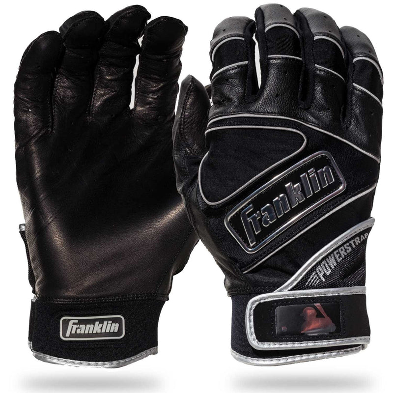 Franklin Powerstrap Chrome Batting Gloves - (20490F)