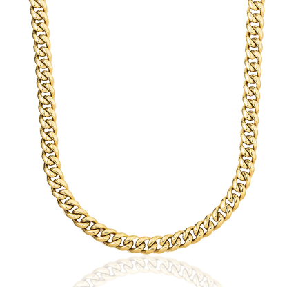 Miami Cuban Link Chain in Yellow Gold - 8mm