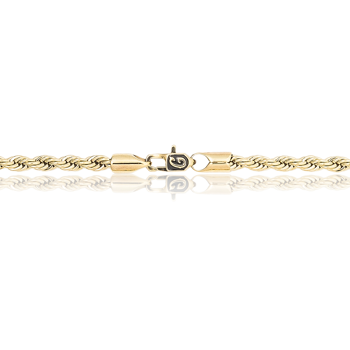 Rope Chain in Yellow Gold- 4mm