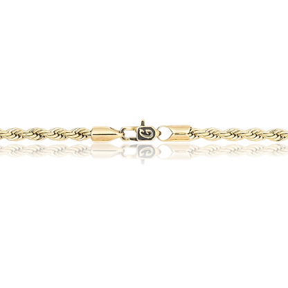 Rope Chain in Yellow Gold- 4mm