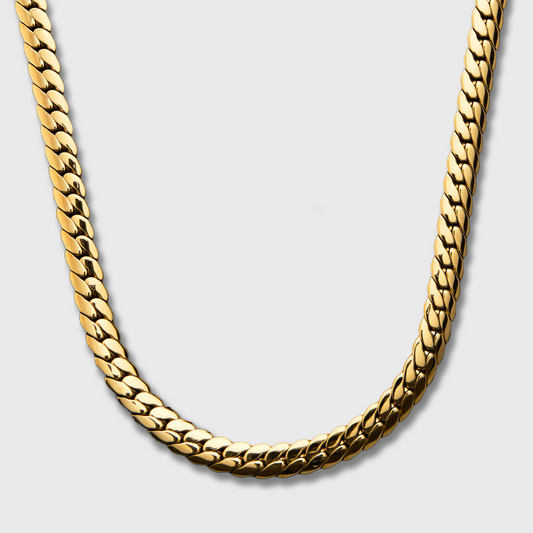 Miami Cuban Link Chain (Gold) - 8mm