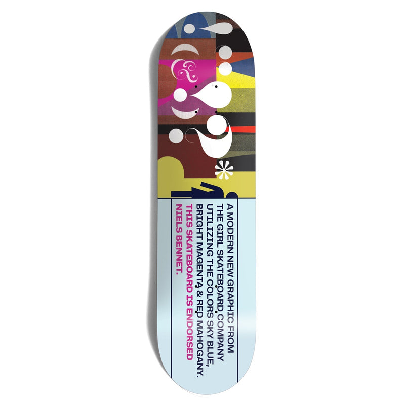 Girl Skateboard Deck Bennett Follies 8.5" x 32"
