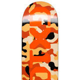 GX1000 Skateboard Deck OG Logo Camo/Orange 8.75" x 32.625"