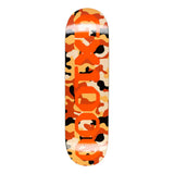 GX1000 Skateboard Deck OG Logo Camo/Orange 8.75" x 32.625"