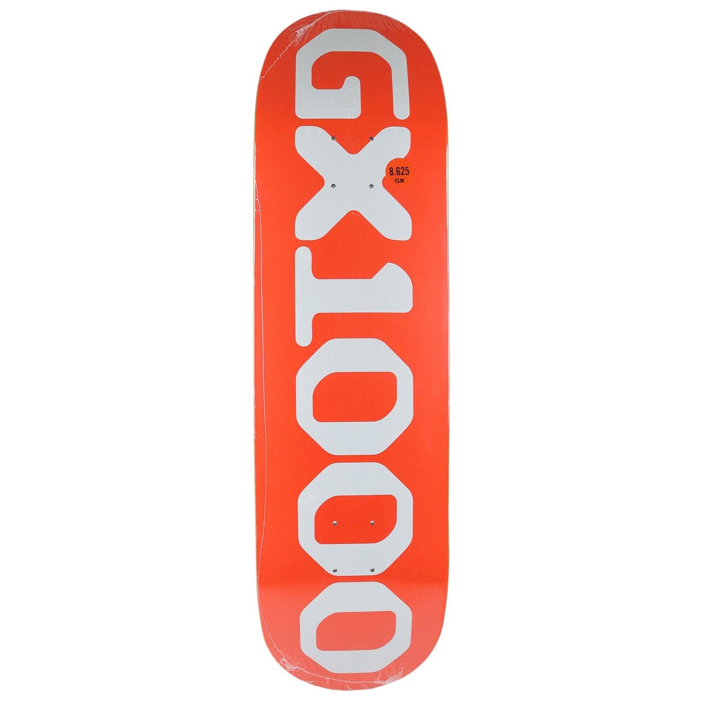GX1000 Skateboard Deck OG Logo Orange 8.62" x 32.125"