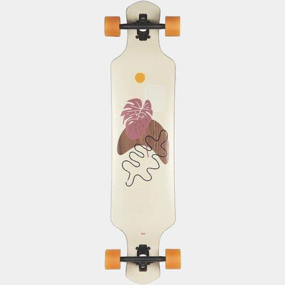 Globe Geminon 40 Rock Complete Long Board 40" Walnut - Monstera