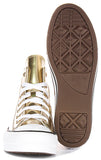 Converse Chuck Taylor All Star A12606C In Gold Metallic For Junior