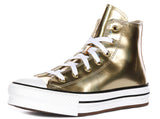 Converse Chuck Taylor All Star A12606C In Gold Metallic For Junior