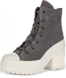 Converse Chuck 70s De Luxe Heel A12327C In Grey Suede