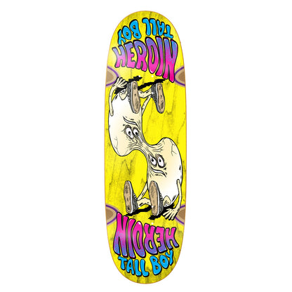 Heroin Skateboard Deck Merged Tall Boy (Assorted) 10.25" x 32.2"