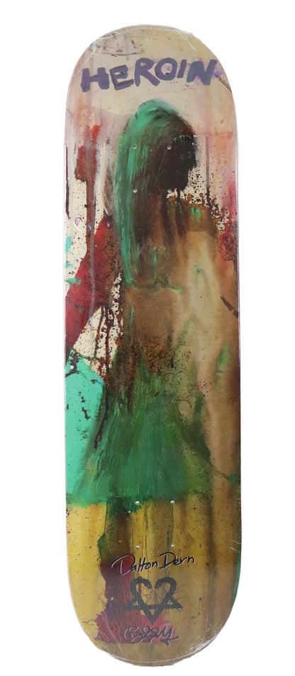 Heroin Skateboard Deck Dalton Dern Bam 8.38" x 32"
