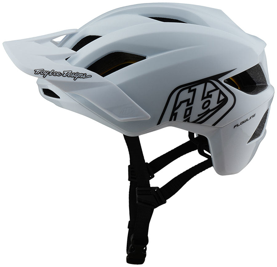 Troy Lee Designs Flowline Helmet – Point White/Black Medium/Large