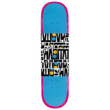 Habitat Skateboard Deck Artisan Apex Stacked Blue 8.125" x 31.75"