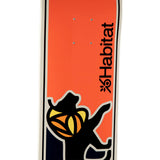 Habitat Skateboard Deck Lion Orange 8.75" x 32.375"